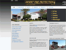 Tablet Screenshot of desertfire.com